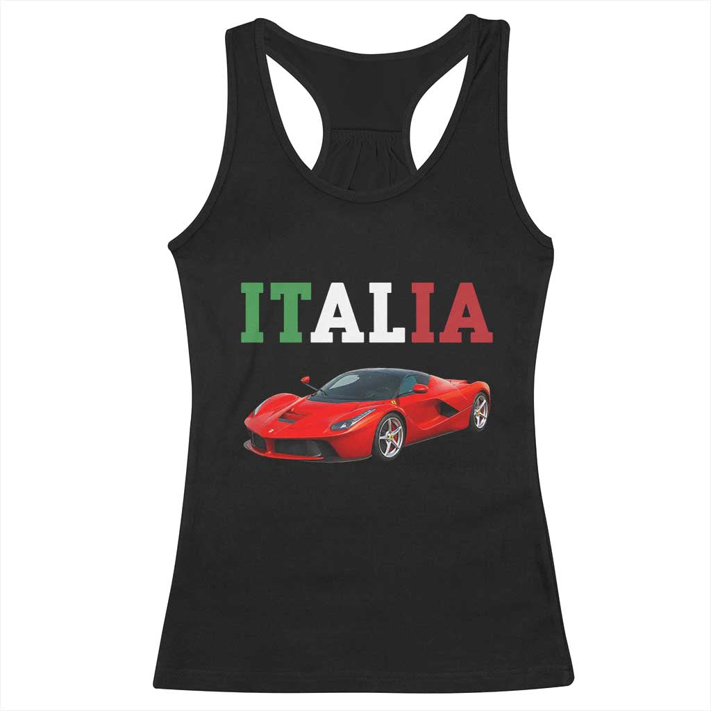 Fun Italian Exotic Supercar Racerback Tank Top TS14 Black Print Your Wear