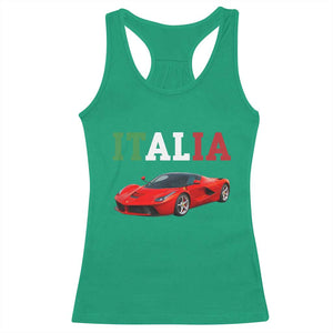 Fun Italian Exotic Supercar Racerback Tank Top TS14 Irish Green Print Your Wear