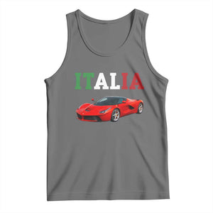 Fun Italian Exotic Supercar Tank Top TS14 Black Heather Print Your Wear
