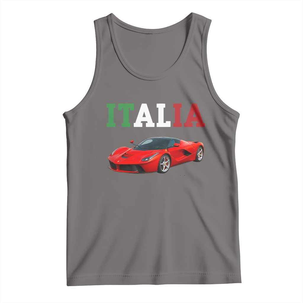 Fun Italian Exotic Supercar Tank Top TS14 Deep Heather Print Your Wear