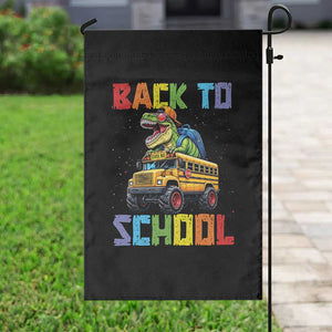 Bruh We Back Garden Flag Funny Dinosaur Back To School Dinosaur TS14 Print Your Wear