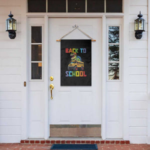 Bruh We Back Garden Flag Funny Dinosaur Back To School Dinosaur TS14 Print Your Wear