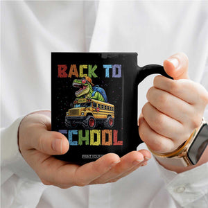 Bruh We Back Coffee Mug Funny Dinosaur Back To School Dinosaur TS14 Print Your Wear