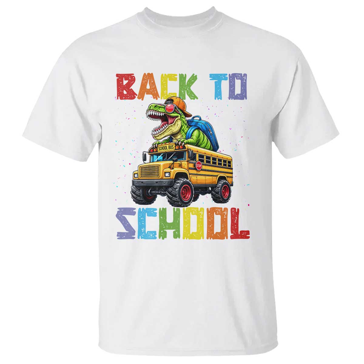 Bruh We Back T Shirt Funny Dinosaur Back To School Dinosaur TS14 White Print Your Wear