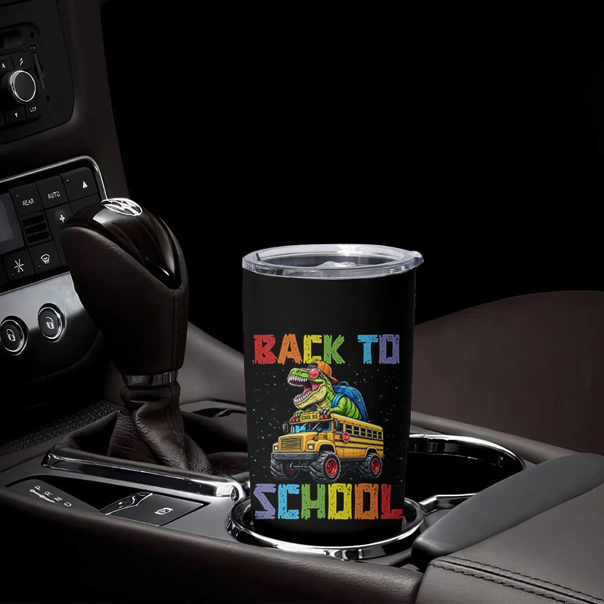 Bruh We Back Tumbler Cup Funny Dinosaur Back To School Dinosaur TS14 Print Your Wear
