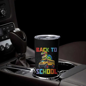 Bruh We Back Tumbler Cup Funny Dinosaur Back To School Dinosaur TS14 Print Your Wear