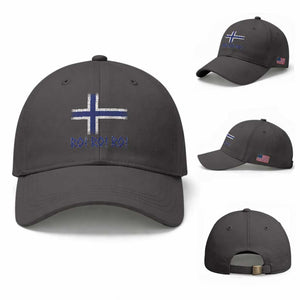 Ro Ro Norge Norway Norwegian Flag Baseball Cap TS14 Baseball Cap Universal Fit Dark Gray Print Your Wear