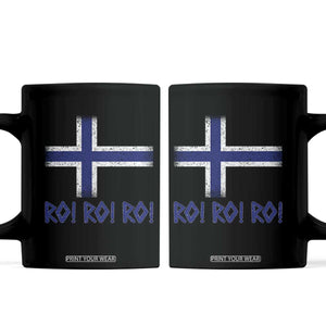 Ro Ro Norge Norway Norwegian Flag Coffee Mug TS14 Black Print Your Wear