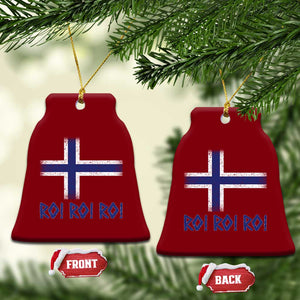 Ro Ro Norge Norway Norwegian Flag Ceramic Ornament TS14 Print Your Wear