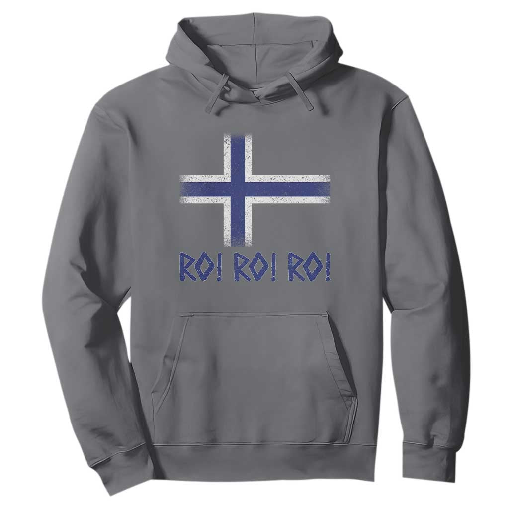 Ro Ro Norge Norway Norwegian Flag Hoodie TS14 Charcoal Print Your Wear