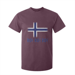 Ro Ro Norge Norway Norwegian Flag T Shirt For Kid TS14 Maroon Print Your Wear
