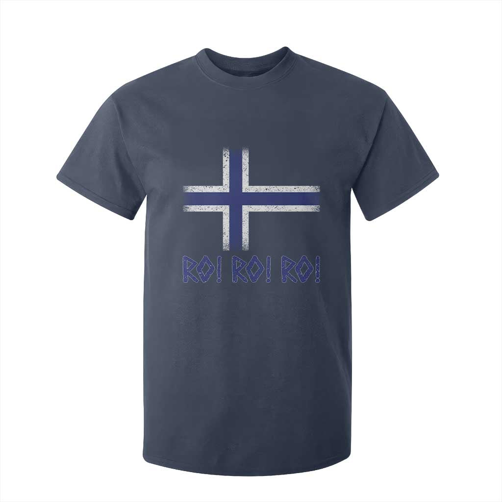 Ro Ro Norge Norway Norwegian Flag T Shirt For Kid TS14 Navy Print Your Wear