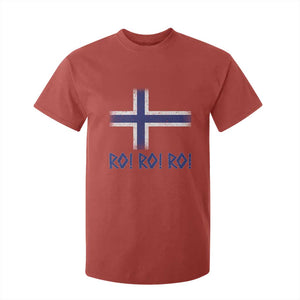 Ro Ro Norge Norway Norwegian Flag T Shirt For Kid TS14 Red Print Your Wear