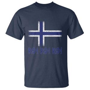 Ro Ro Norge Norway Norwegian Flag T Shirt TS14 Navy Print Your Wear