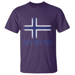 Ro Ro Norge Norway Norwegian Flag T Shirt TS14 Purple Print Your Wear