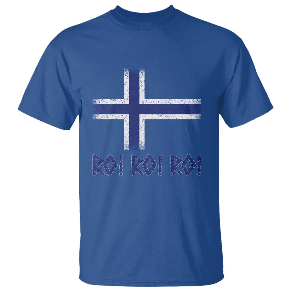Ro Ro Norge Norway Norwegian Flag T Shirt TS14 Royal Blue Print Your Wear