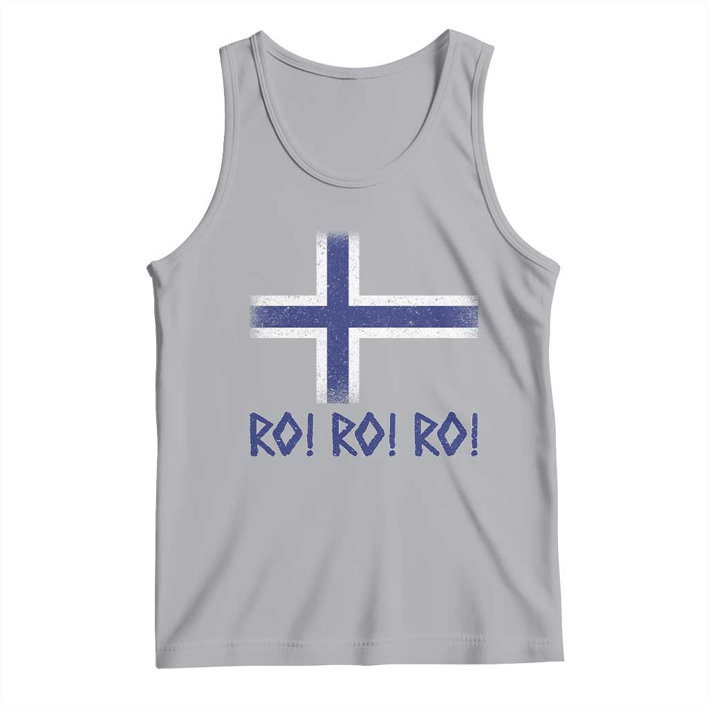Ro Ro Norge Norway Norwegian Flag Tank Top TS14 Athletic Heather Print Your Wear