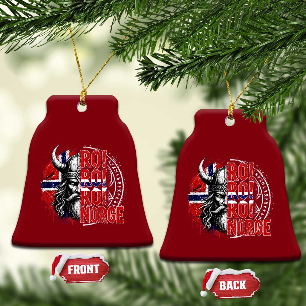 Ro Ro Norge Norway Flag Ceramic Ornament Cool Norwegian Viking TS14 Print Your Wear