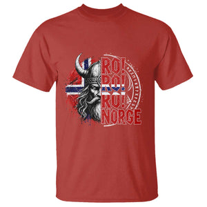 Ro Ro Norge Norway Flag T Shirt Cool Norwegian Viking TS14 Red Print Your Wear