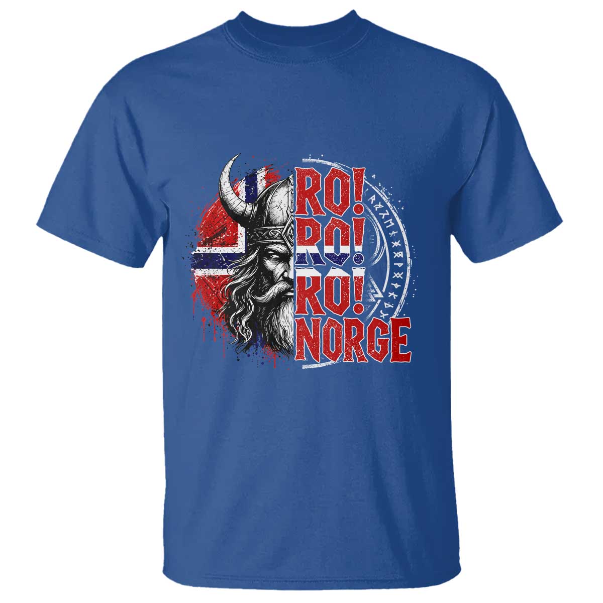 Ro Ro Norge Norway Flag T Shirt Cool Norwegian Viking TS14 Royal Blue Print Your Wear