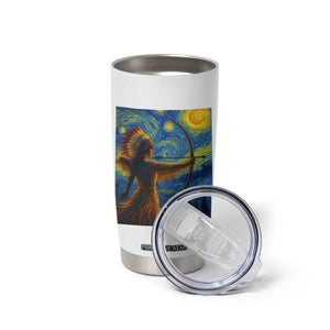 Native American Indian Women Tumbler Cup Starry Night Indigenous Pride TS14 Print Your Wear