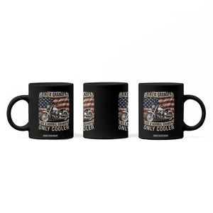Grandpa Biker Motorcycle Lover Vintage 1990 Cruiser Rider Coffee Mug