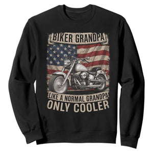 Grandpa Biker Motorcycle Lover Vintage 1990 Cruiser Rider Sweatshirt