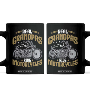Real Grandpas Ride Motorcycles Coffee Mug Funny Motorcycle Lover Biker