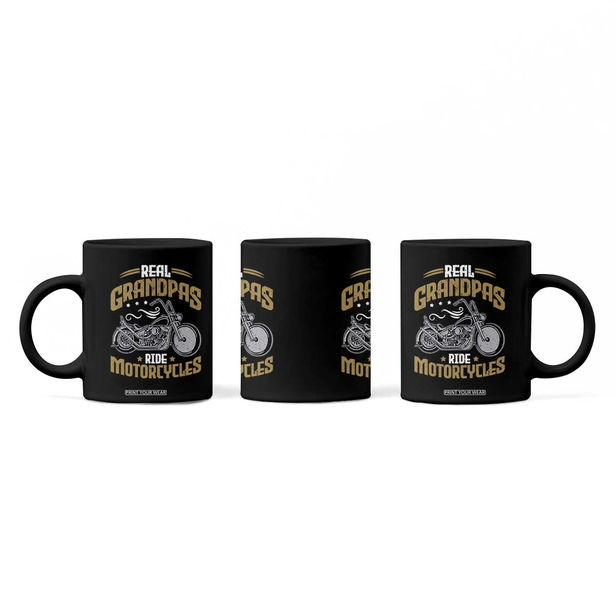 Real Grandpas Ride Motorcycles Coffee Mug Funny Motorcycle Lover Biker