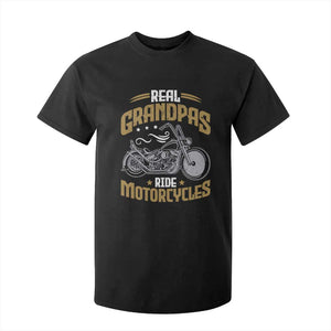 Real Grandpas Ride Motorcycles T Shirt For Kid Funny Motorcycle Lover Biker