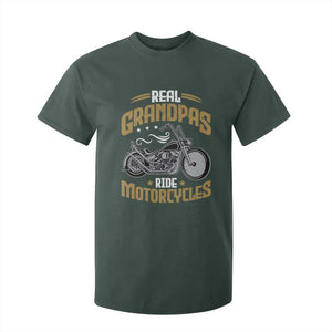 Real Grandpas Ride Motorcycles T Shirt For Kid Funny Motorcycle Lover Biker