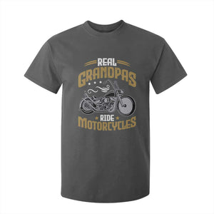 Real Grandpas Ride Motorcycles T Shirt For Kid Funny Motorcycle Lover Biker