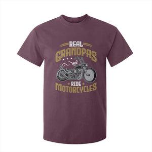 Real Grandpas Ride Motorcycles T Shirt For Kid Funny Motorcycle Lover Biker