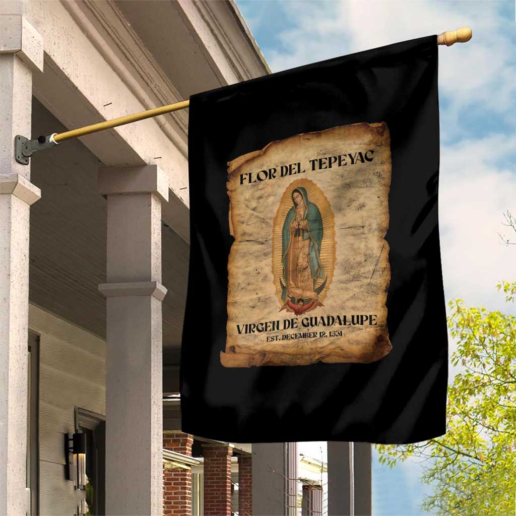 Virgin Mary Garden Flag Our Lady Virgen De Guadalupe TS14 Print Your Wear
