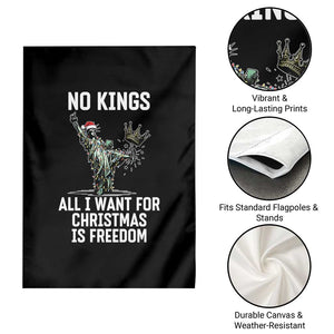 No Kings Garden Flag All I Want For Christmas Is Freedom TS14 Print Your Wear