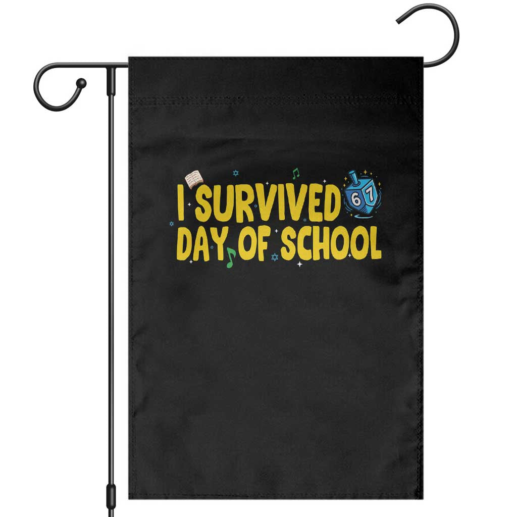 67 Six Seven Meme Garden Flag Funny Hanukkah School Days TS14 Black Print Your Wear