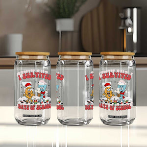 67 Six Seven Christmas Meme Glass Can I Survived Days Of School TS14 Print Your Wear