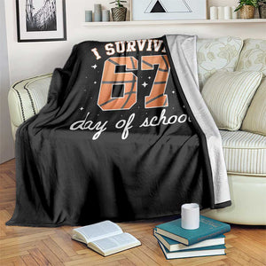 67 Six Seven Meme Throw Blanket I Survived Days Of School TS14 Print Your Wear