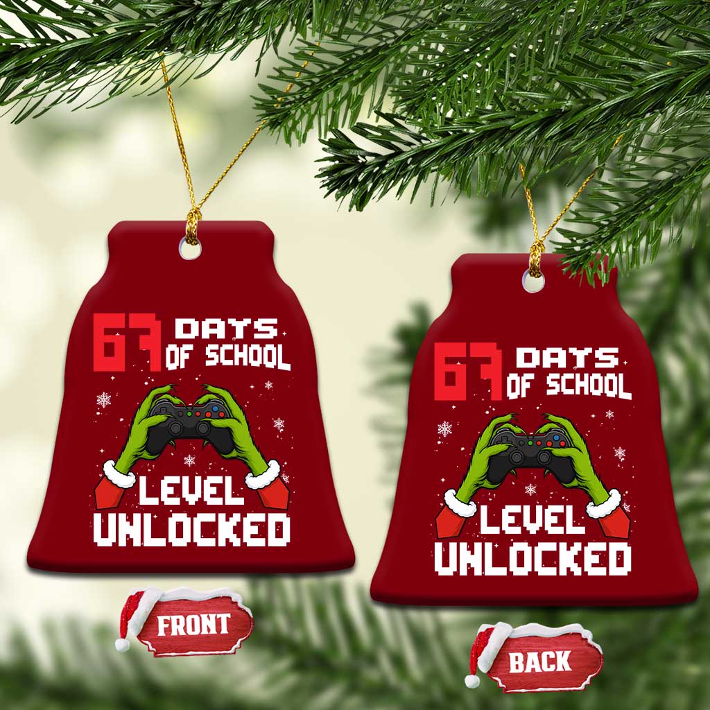 67 Six Seven Christmas Meme Ceramic Ornament Funny Elf Hand Video Game Xmas TS14 Print Your Wear
