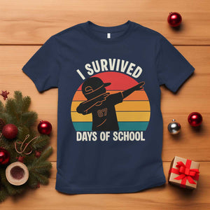 I Survived 67 Days Of School T Shirt Funny Boys Kids TS14 Navy Print Your Wear
