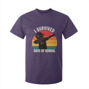 I Survived 67 Days Of School T Shirt For Kid Funny Boys Kids TS14 Purple Print Your Wear