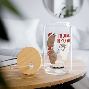 Marcus The Worm Christmas Meme Glass Can I Am Going To Fck You TS14 Print Your Wear