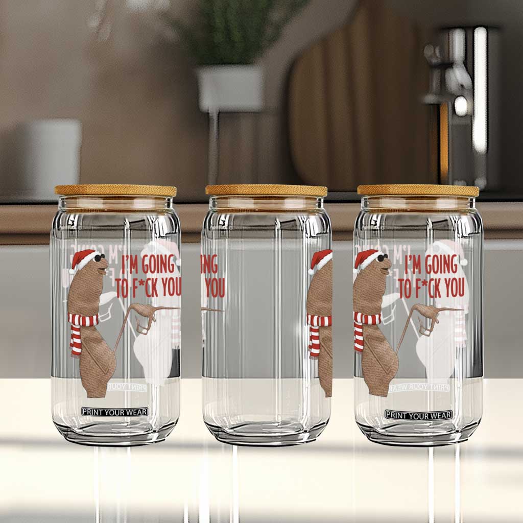 Marcus The Worm Christmas Meme Glass Can I Am Going To Fck You TS14 Print Your Wear