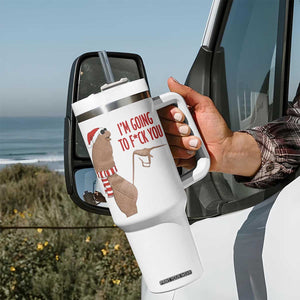 Marcus The Worm Christmas Meme Tumbler With Handle I Am Going To Fck You TS14 Print Your Wear