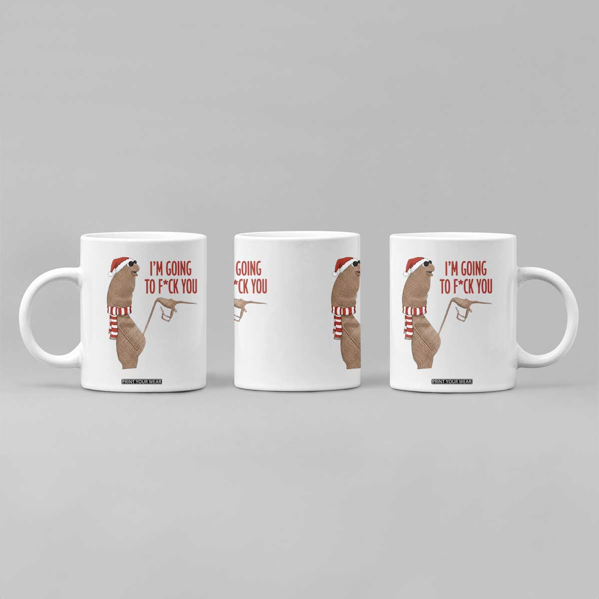 Marcus The Worm Christmas Meme Coffee Mug I Am Going To Fck You TS14 Print Your Wear