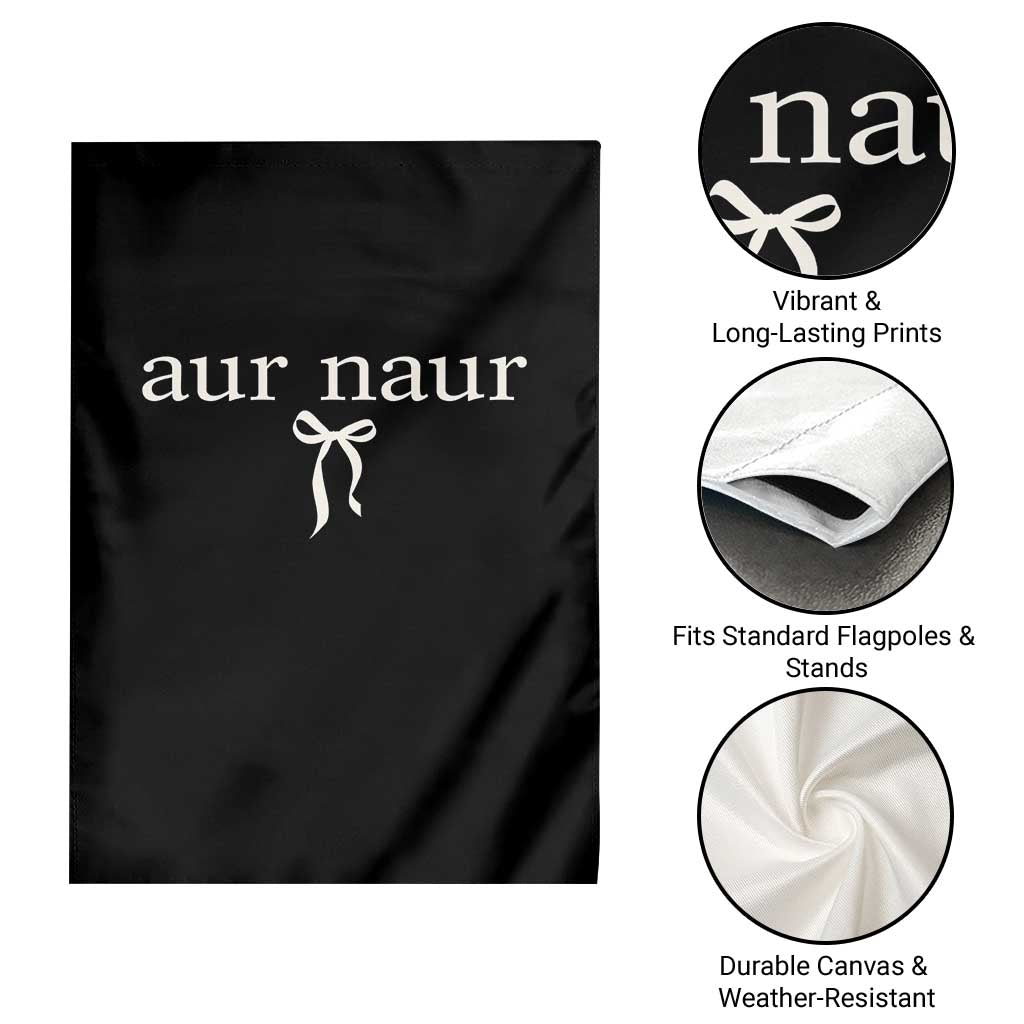 Aur Naur Garden Flag Funny Sarcastic Oh No Australian Accent TS14 Print Your Wear