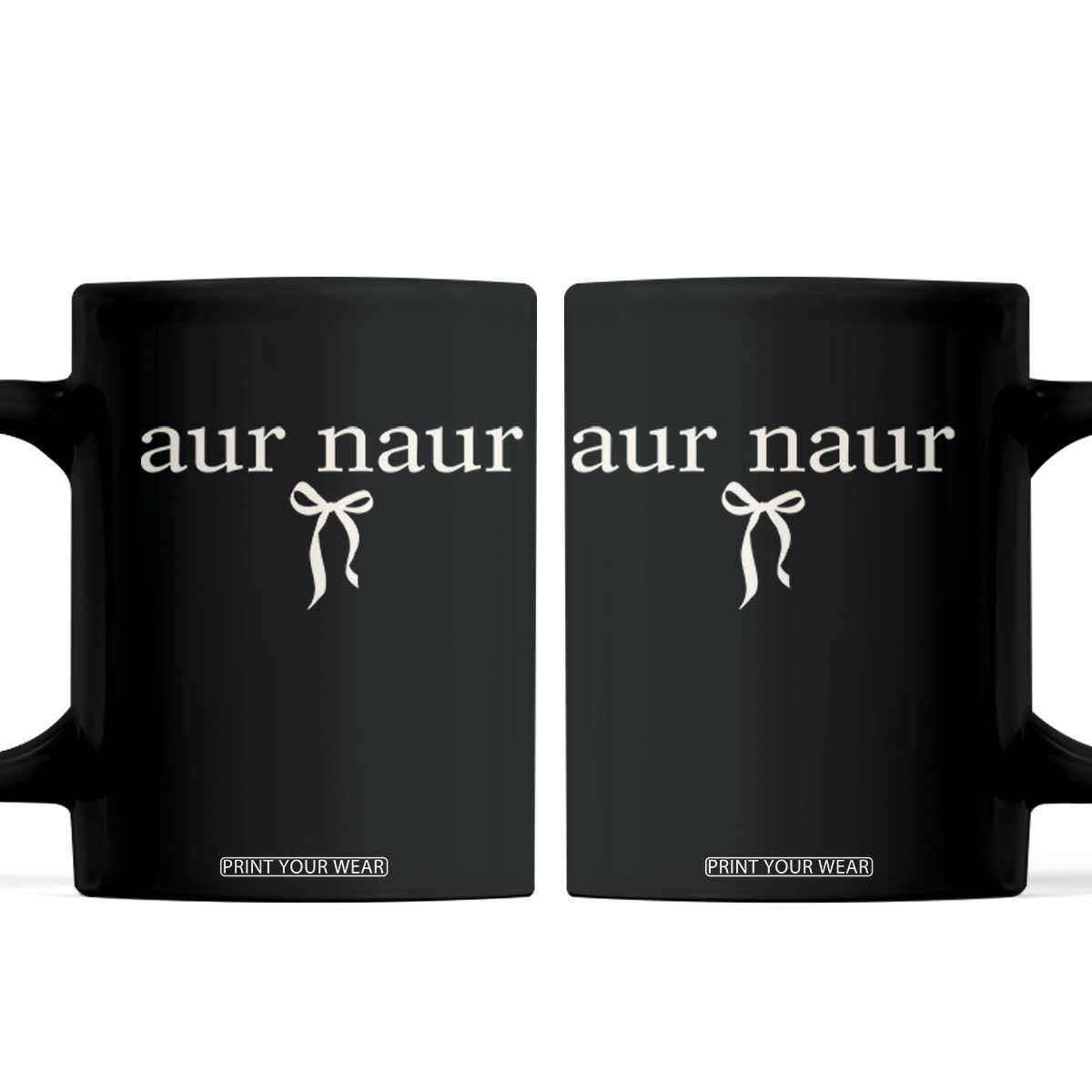 Aur Naur Coffee Mug Funny Sarcastic Oh No Australian Accent TS14 Black Print Your Wear