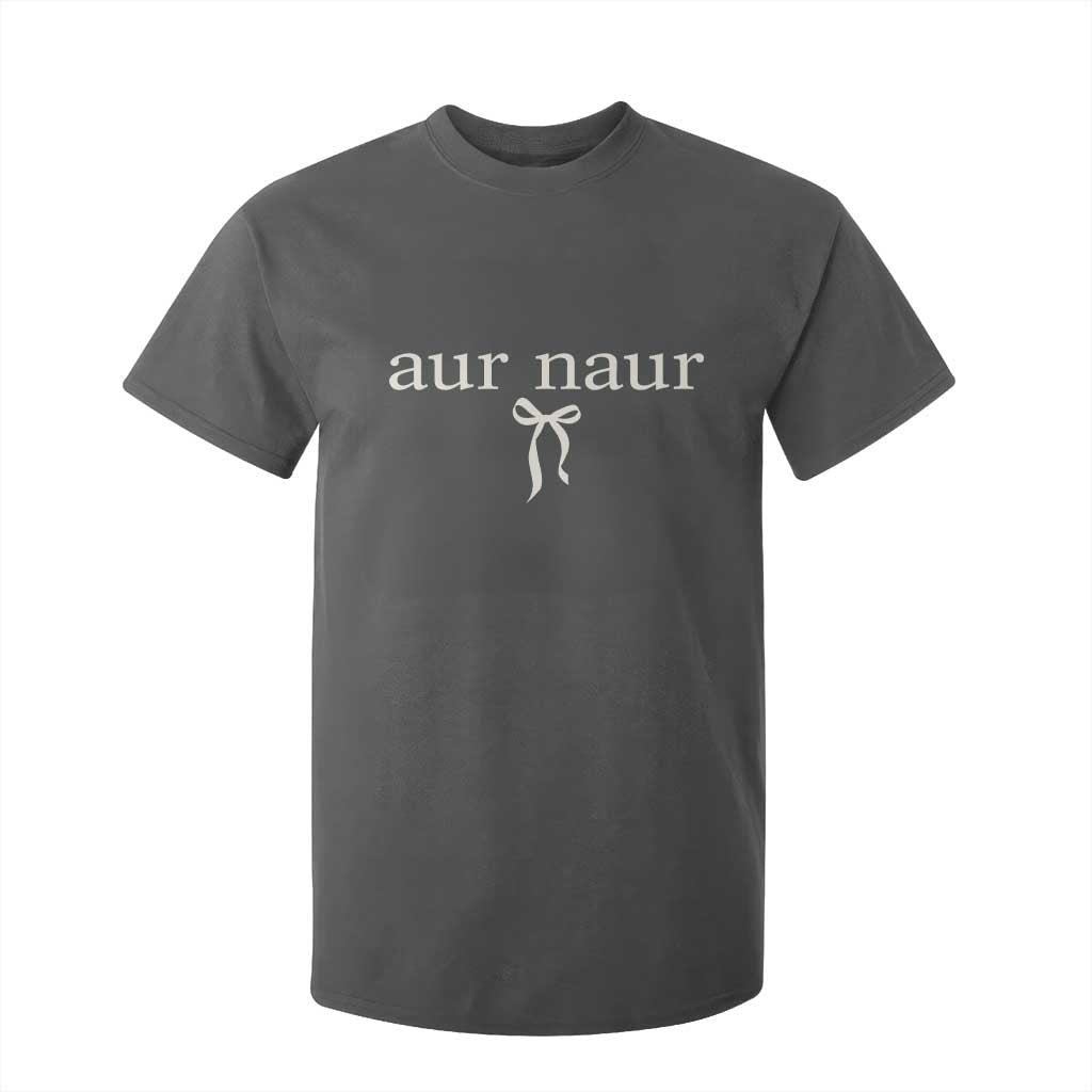 Aur Naur T Shirt For Kid Funny Sarcastic Oh No Australian Accent TS14 Dark Heather Print Your Wear
