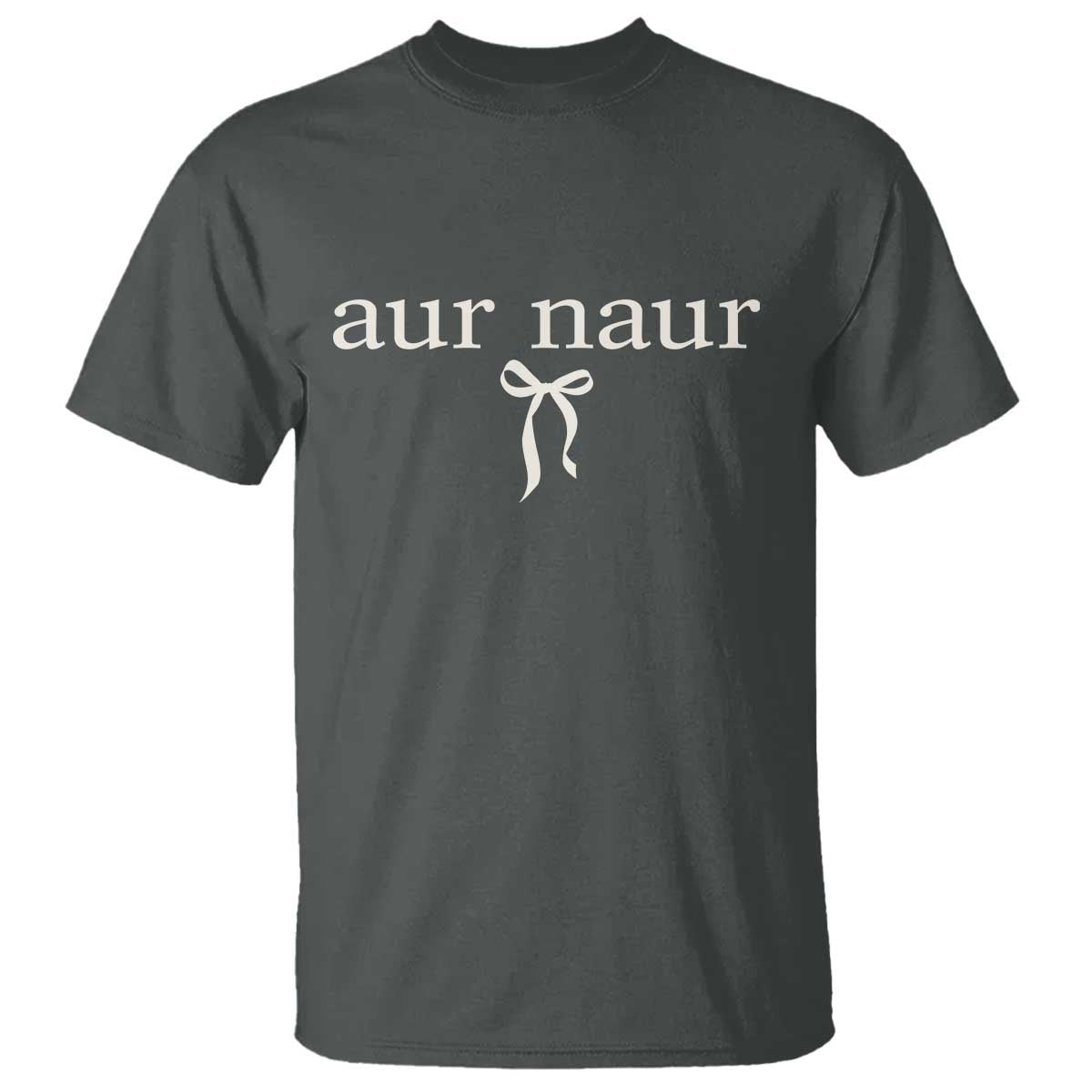Aur Naur T Shirt Funny Sarcastic Oh No Australian Accent TS14 Dark Heather Print Your Wear