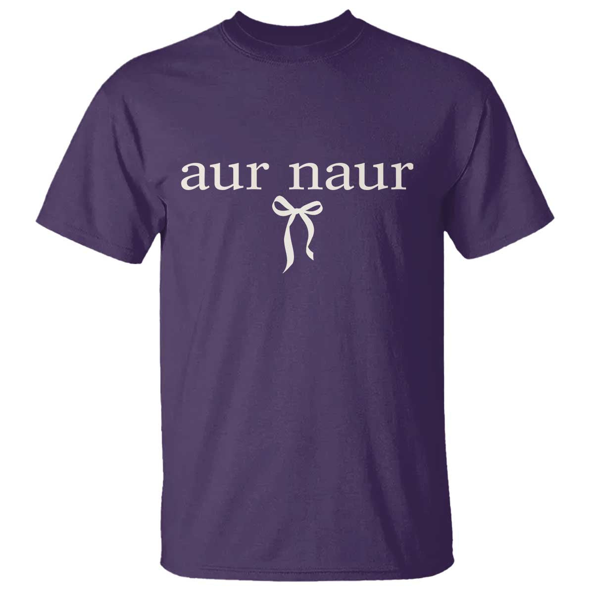 Aur Naur T Shirt Funny Sarcastic Oh No Australian Accent TS14 Purple Print Your Wear